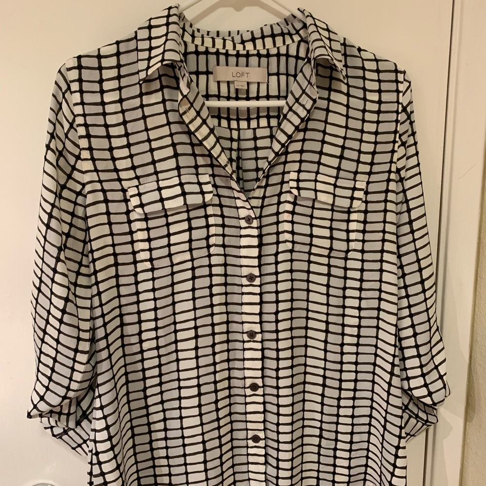 LOFT nice utility blouse